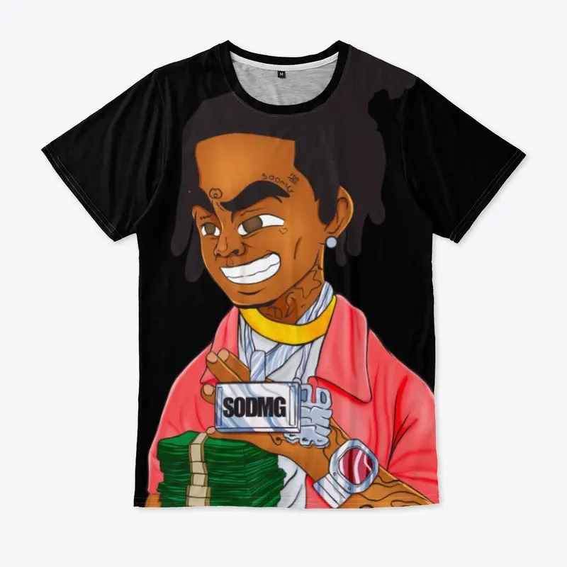 Soulja Stacks Cartoon Custom Tee