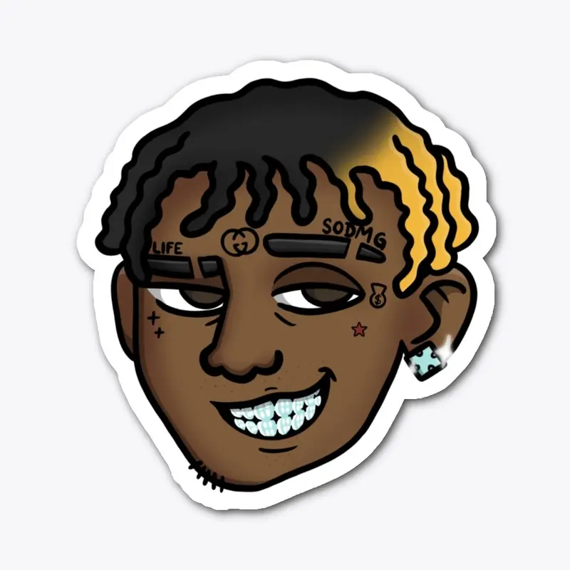 Soulja Cartoon Sticker