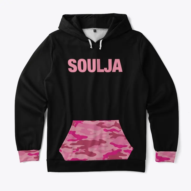 Pink Soulja Camo Hoodie